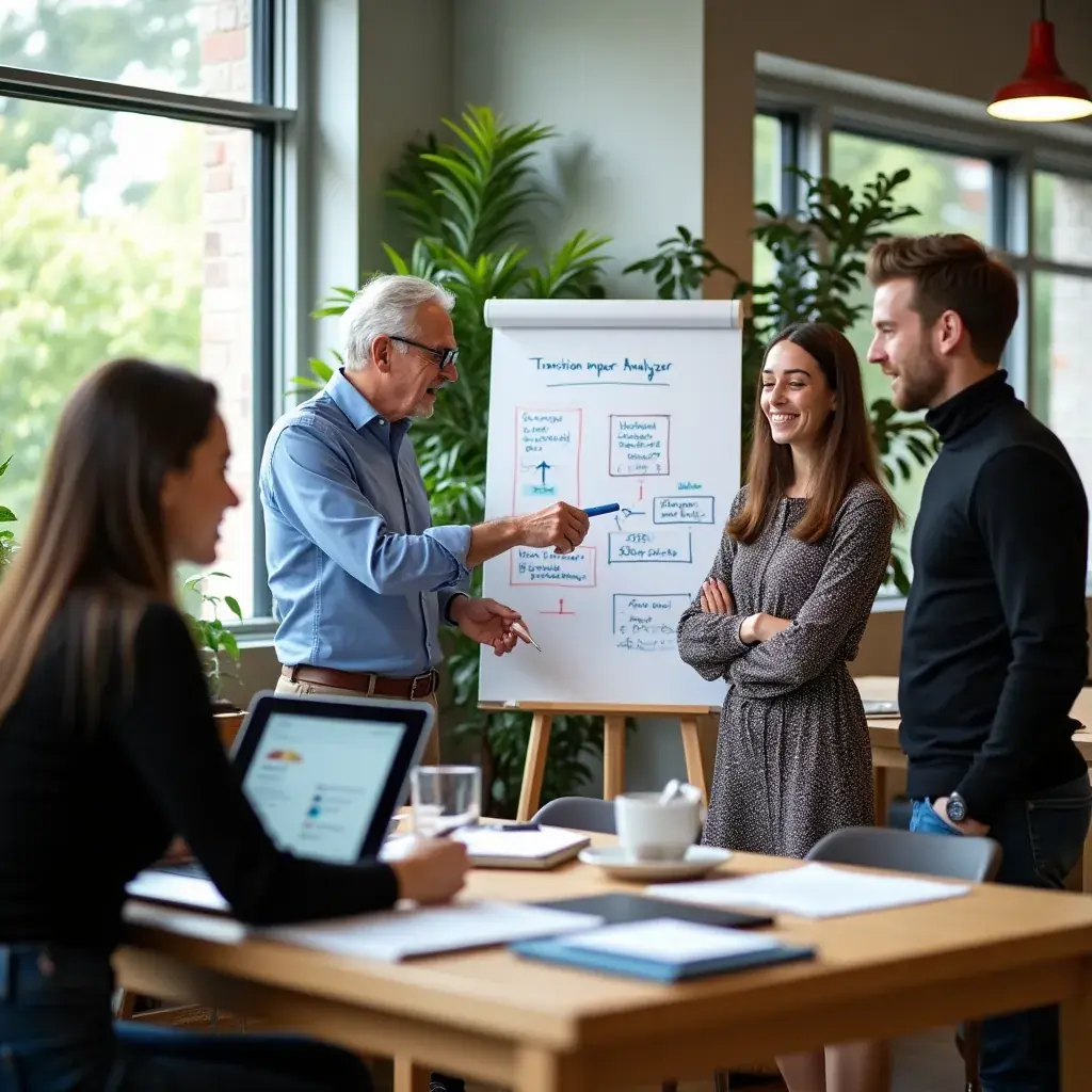 Modern creative workspace